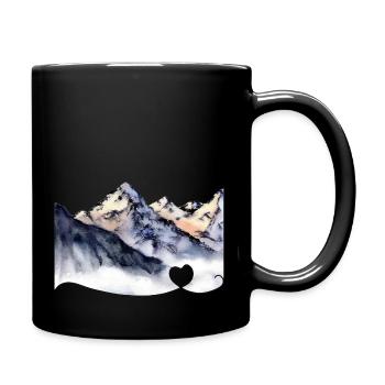 The view - mountain edition - Full Colour Mug - black - Right