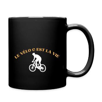 Cycling is life,Cycling,Cyclist,Cycling - Full Colour Mug - black - Right