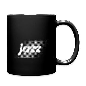 Conception de logo de jazz - Mug uni - noir - Droite