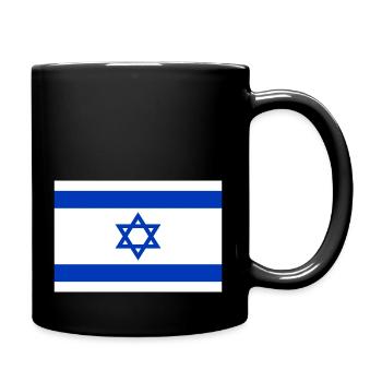 Drapeau d’Israël - Mug uni - noir - Droite