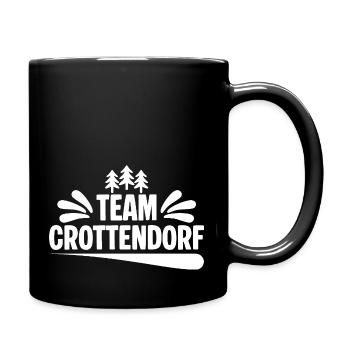 Team Crottendorf - Tasse einfarbig - Schwarz - Rechts
