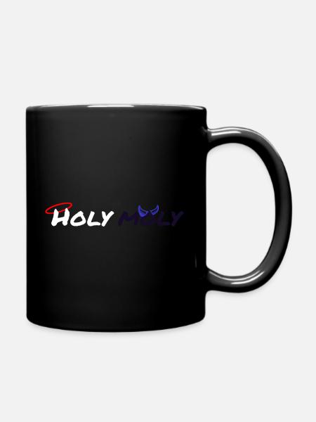 Heiliger Moly-Design - Tasse einfarbig - Schwarz
