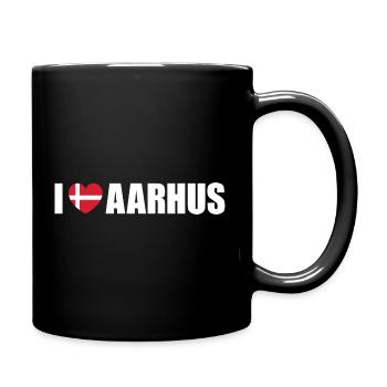 J’adore Aarhus Danemark - Mug uni - noir - Droite