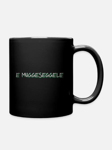 Badische Sprüche > E Muggeseggele - Tasse einfarbig - Schwarz