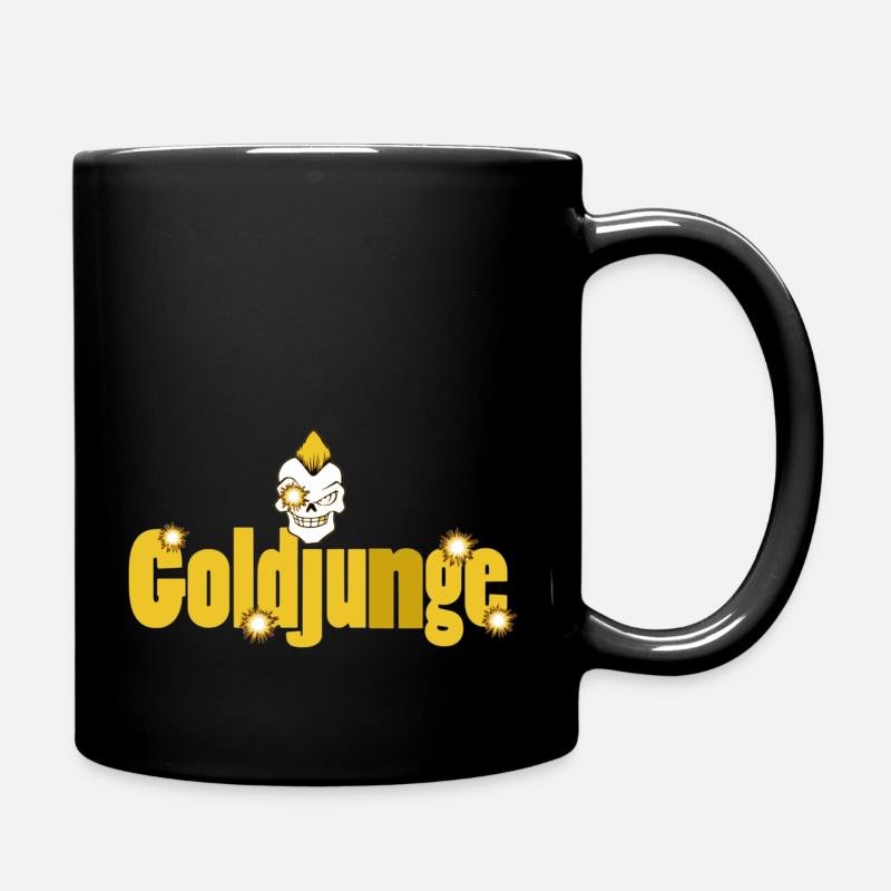 goldjunge - Tasse einfarbig - Schwarz
