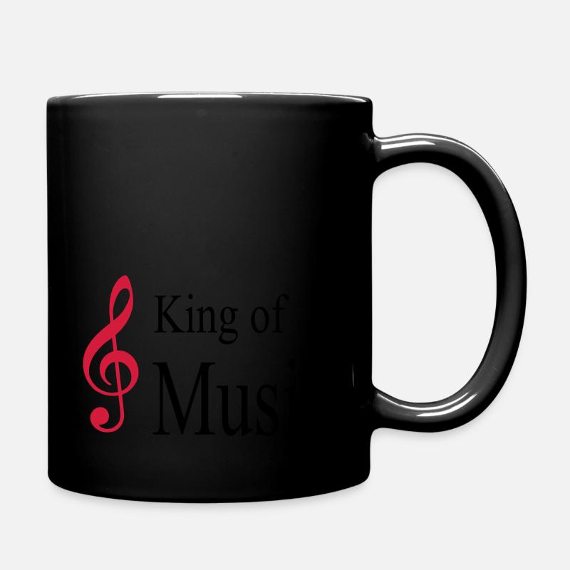music - Full Colour Mug - black