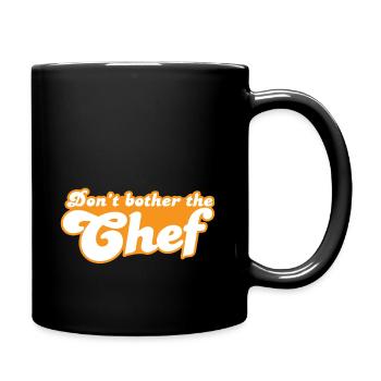 Ne dérangez pas le chef! - Mug uni - noir - Droite