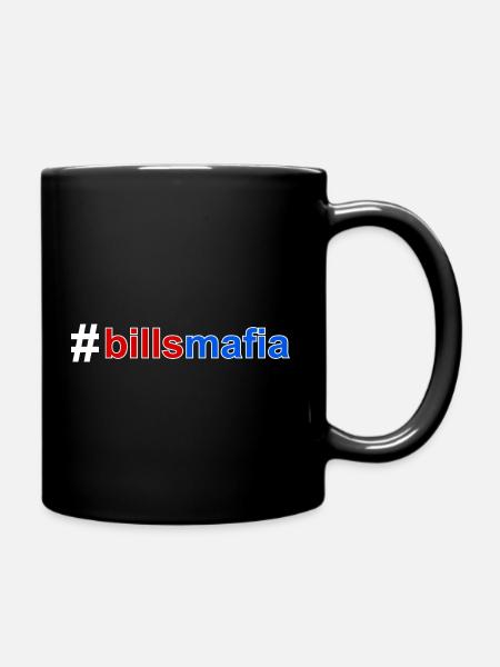 Mafia Hashtag Quote - Full Colour Mug - black