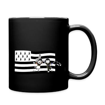 Breton flag - Full Colour Mug - black - Right