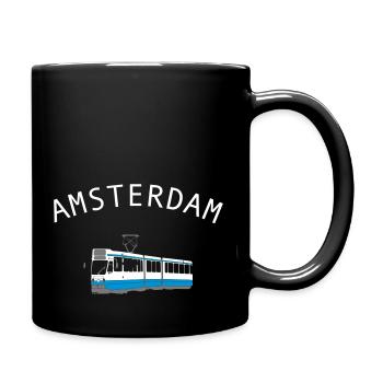 Amsterdam - Full Colour Mug - black - Right