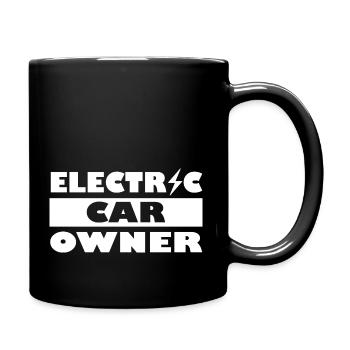 Electric Car Emobility - Full Colour Mug - black - Right