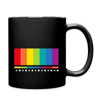 TV Test Image Big Bang Screenshot Mac Display - Full Colour Mug - black - Right