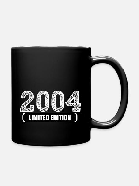 LIMITED EDITION 2004 Year of birth Birthday - Full Colour Mug - black