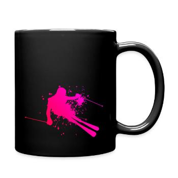 Winter Sports Skiing Stunt Skier Skier - Full Colour Mug - black - Right