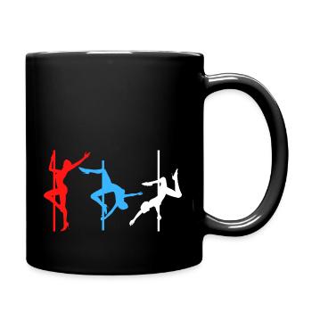 Pole dance - Tasse einfarbig - Schwarz - Rechts