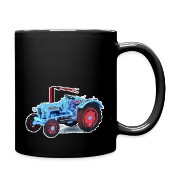 Tigre de chêne - Mug uni - noir - Droite