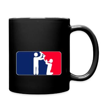 Trichter - Tasse einfarbig - Schwarz - Rechts