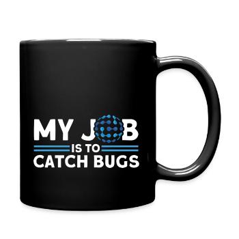 QA Ingenieur QA Tester Software Tester - Tasse einfarbig - Schwarz - Rechts