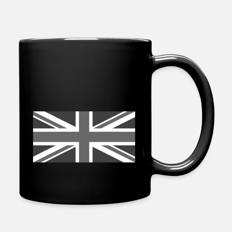 Union Jack - Full Colour Mug - black