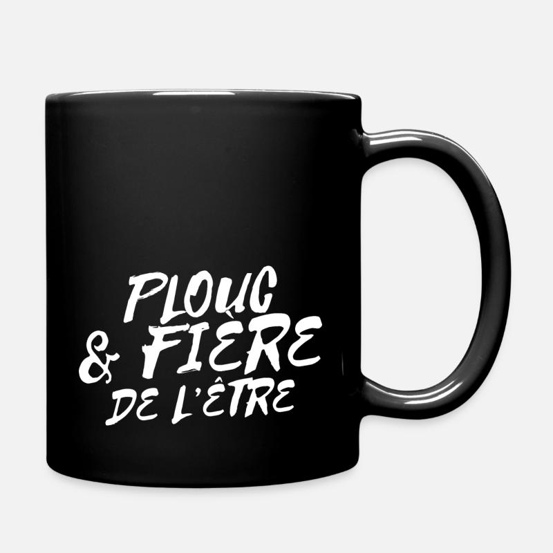 bretonne fiere de l être - Mug uni - noir