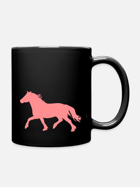 Welsh c Design - Tasse einfarbig - Schwarz