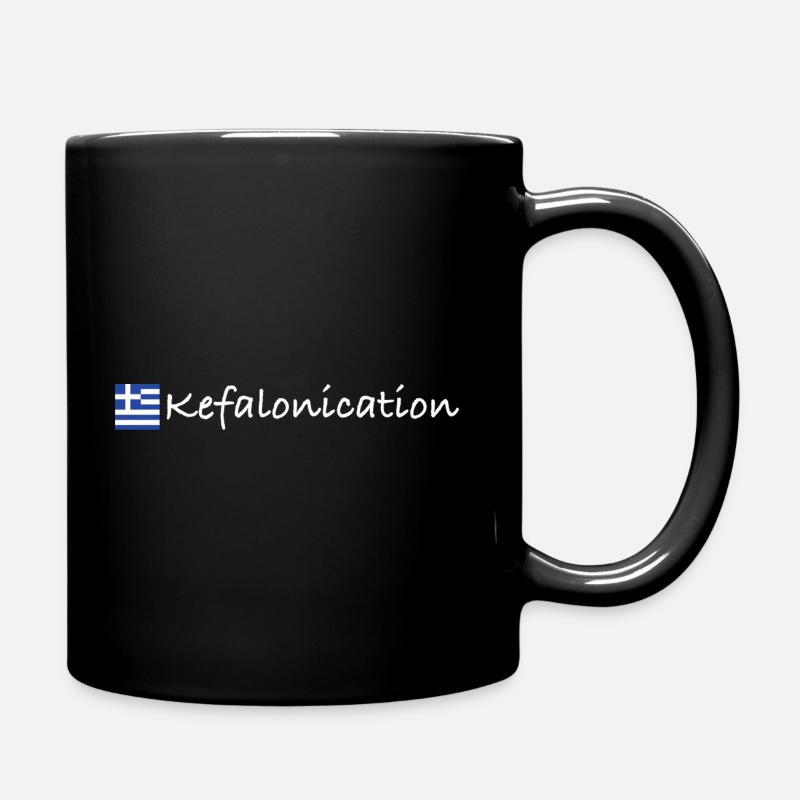 Kefalonication Flag - Tasse einfarbig - Schwarz