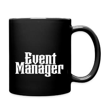 black Shirt Event Manager - Tasse einfarbig - Schwarz - Rechts