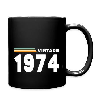 vintage 1974 - Full Colour Mug - black - Right