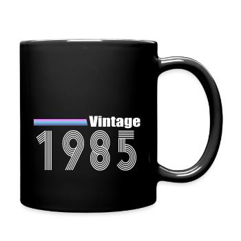 1985 - Tasse einfarbig - Schwarz - Rechts