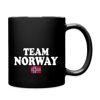 Team norway - Mug uni - noir - Droite