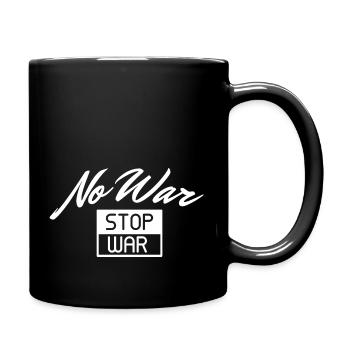 No War Stop War - Full Colour Mug - black - Right