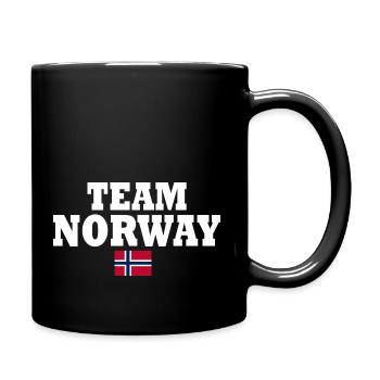 Team norway - Mug uni - noir - Droite