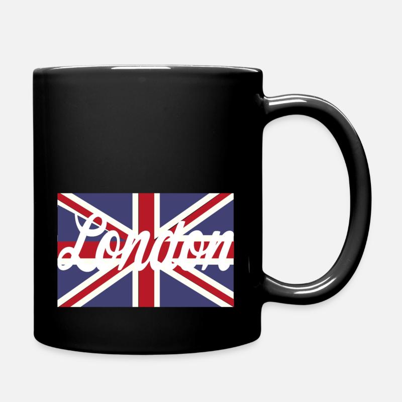 London - Tasse einfarbig - Schwarz