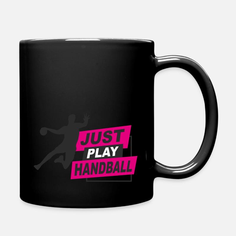 Handball - jouez simplement au handball - Mug uni - noir