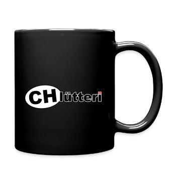 CHlütteri - Tasse einfarbig - Schwarz - Rechts