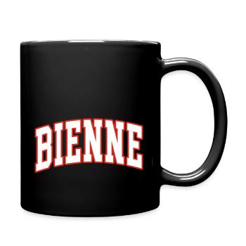 Bienne - Mug uni - noir - Droite