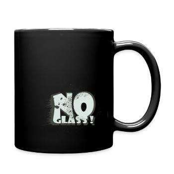 No glass - Full Colour Mug - black - Right