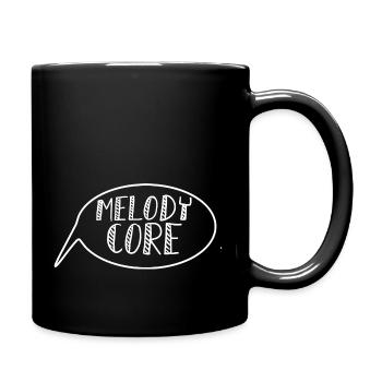 Melodycore Logo Speech Bubble - Full Colour Mug - black - Right
