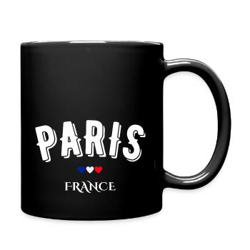 paris france - Mug uni - noir - Droite