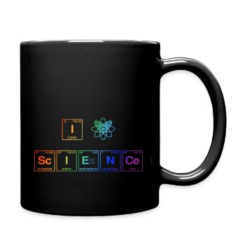 I LOVE SCIENCE - Éléments système perdiode LGBTQ - Mug uni - noir - Droite