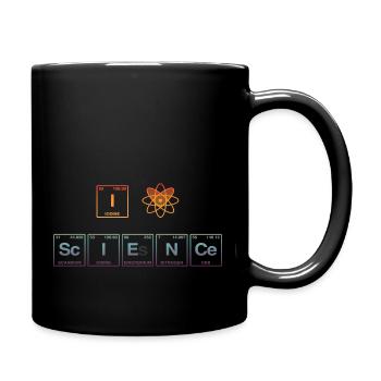 I LOVE SCIENCE - Système de perdiode d’éléments - Mug uni - noir - Droite