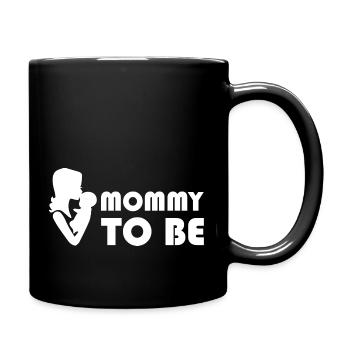 Schwangerschaft Babyparty Babyshower Boy Girl - Tasse einfarbig - Schwarz - Rechts