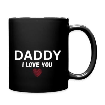 Daddy I love you - Full Colour Mug - black - Right