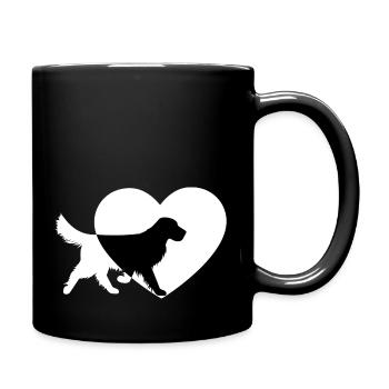 Hund Dog - Tasse einfarbig - Schwarz - Rechts
