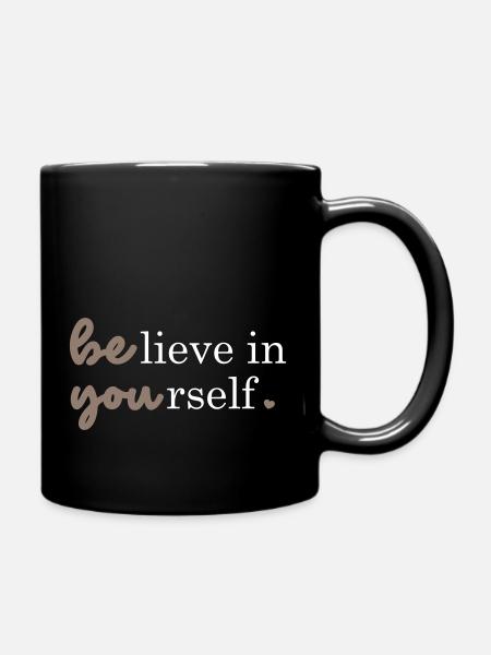 Croyez en vous - Mug uni - noir