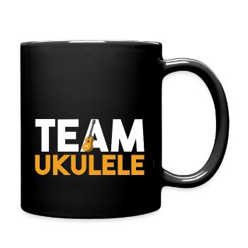 Musicien de guitare Instrument de musique Ukulélé - Mug uni - noir - Droite