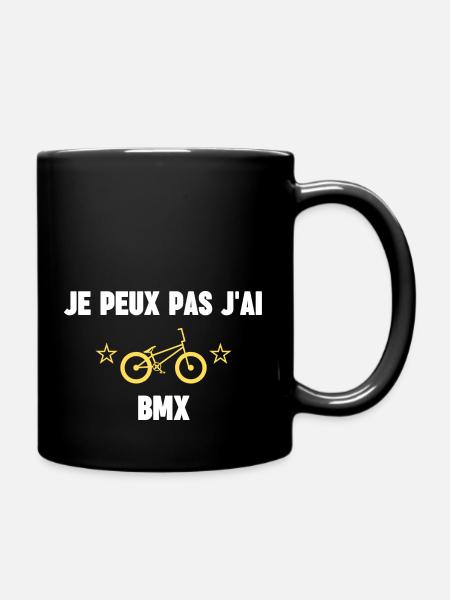 je peux pas j'ai bmx - Mug uni - noir