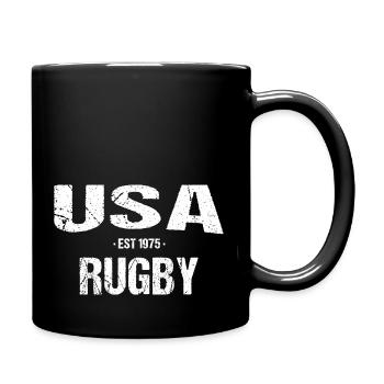 USA Rugby Union - Full Colour Mug - black - Right