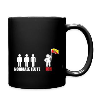 Sizilianer Sizilianisch Sizilien - Tasse einfarbig - Schwarz - Rechts