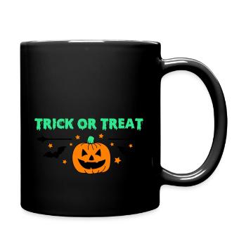 trick or treat1 - Full Colour Mug - black - Right